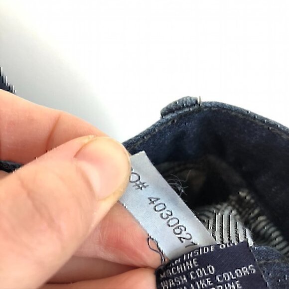 MADEWELL Skinny Skinny Ankle Jeans Dark Wash Mid Rise Waist Cropped Crop 27 W27 - Picture 12 of 12